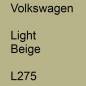 Preview: Volkswagen, Light Beige, L275.